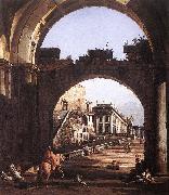 BELLOTTO, Bernardo Capriccio of the Capitol oil painting picture wholesale